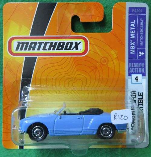 MATCHBOX - 1969 VW KARMANN GHIA CONVERTIBLE - CARDED 2008 - MADE IN THAILAND