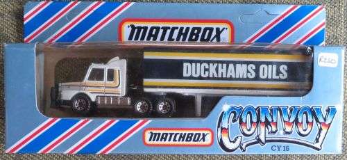 **MATCHBOX CONVOY**SCANIA TRUCK**DUCKHAMS OIL**BOXED 1983**