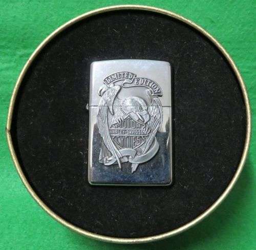 **ZIPPO LIGHTER**HARLEY DAVIDSON LIMITED EDITION**ORIGINAL**BRAND NEW CONDITION**HIGHLY COLLECTABLE