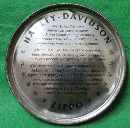 **ZIPPO LIGHTER**HARLEY DAVIDSON LIMITED EDITION**ORIGINAL**BRAND NEW CONDITION**HIGHLY COLLECTABLE
