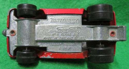**MATCHBOX LESNEY No.11**VOLKSWAGEN FLYING BUG**METAL BASE**