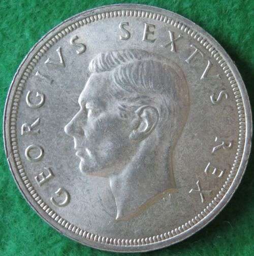 **SOUTH AFRICA**1948 - 5 SHILLING COIN**MINTAGE 781 992**STARTS @ R1 - NO RESERVE**