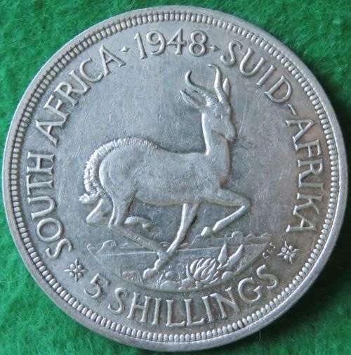 ***SOUTH AFRICA***1948 - 5 SHILLING COIN***MINTAGE 781 992***STARTS @ R1 - NO RESERVE***