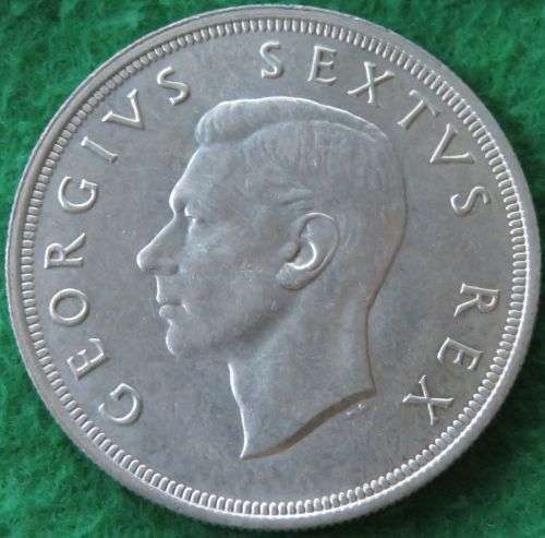 ***SOUTH AFRICA***1950 - 5 SHILLING COIN***MINTAGE ONLY 84 454***STARTS @ R1 - NO RESERVE***
