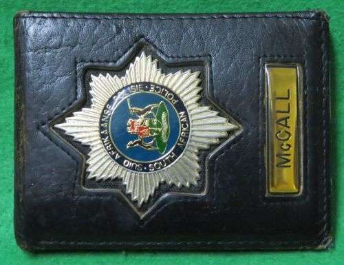**SAP**LEATHER WALLET**VINTAGE**WITH NAME TAG**SAP ISSUE**