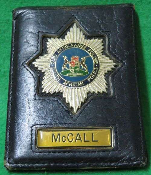 **SAP**LEATHER WALLET**VINTAGE**WITH NAME TAG**SAP ISSUE**
