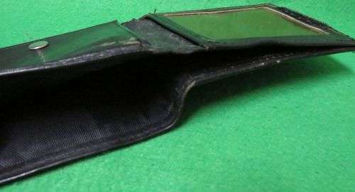 **SAP**LEATHER WALLET**VINTAGE**WITH NAME TAG**SAP ISSUE**