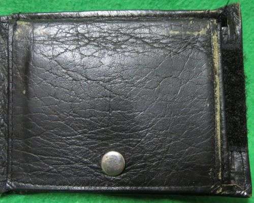 **SAP**LEATHER WALLET**VINTAGE**WITH NAME TAG**SAP ISSUE**