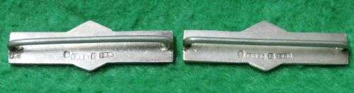 **SAPS**2 X MEDAL CLASPS**925 STERLING SILVER**MADE BY THE SA MINT**