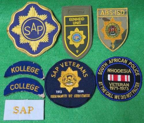 **SAP**SHOULDER SLIP-ON TITLE, PATCHES, VETERANS, ETC...**LOT OF 8 ITEMS**