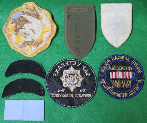 **SAP**SHOULDER SLIP-ON TITLE, PATCHES, VETERANS, ETC...**LOT OF 8 ITEMS**