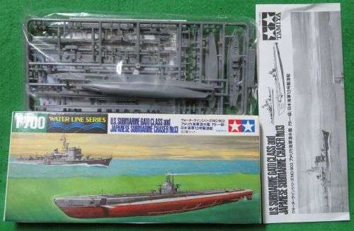 **TAMIYA**MODEL KIT**US SUB GATO CLASS & JAPANESE SUB CHASER No13**VINTAGE**