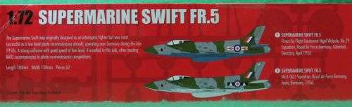 **AIRFIX**SUPERMARINE SWIFT FR.5**1/72**