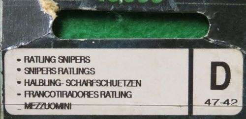 **VINTAGE**WARHAMMER**MINIATURE LEAD FIGURINES**4 PACKS - STILL SEALED**