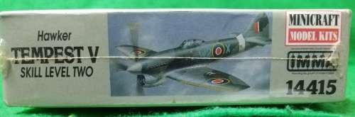 B/FRIDAY**MINICRAFT**MODEL KIT**WWII - HAWKER TEMPEST V**1/144**