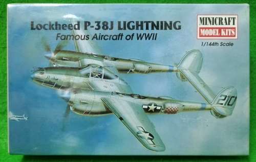 **MINICRAFT**MODEL KIT**LOCKHEED P-38J LIGHTNING**1/144**