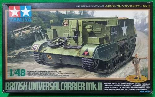 **Tamiya**Model kit**British Universal Carrier MK.11**With figures**1/48**