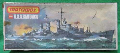 **MATCHBOX**MODEL KIT**U.S.S. SAN DIEGO**1/700**