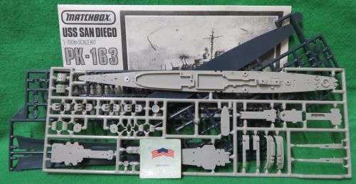 **MATCHBOX**MODEL KIT**U.S.S. SAN DIEGO**1/700**