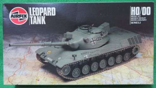**AIRFIX**MODEL KIT**LEOPARD TANK**HO/OO**VINTAGE**MODEL LENGTH +-9CM**