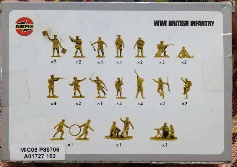 **Airfix**Figures**WW1 British Infantry (48 Parts)**Vintage**1/72**