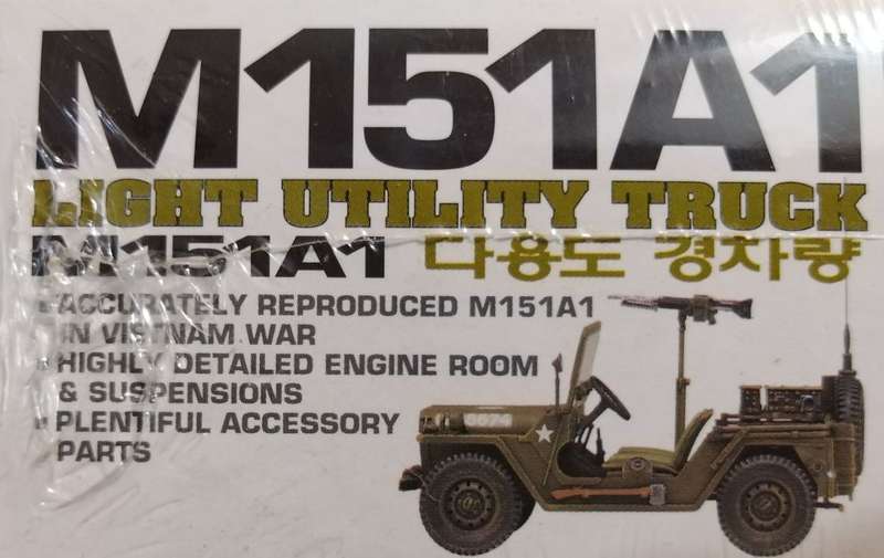 **ACADEMY**MODEL KIT**M151A1 LIGHT UTILITY TRUCK**VINTAGE**1/35**