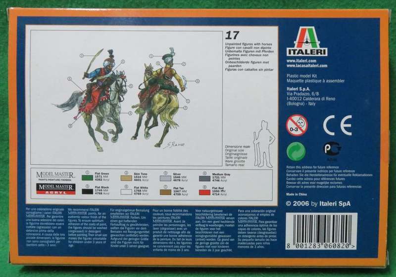 **Italeri**Model kit**17 X Horses & Soldiers - Mamelukes - Napoleonic wars**Vintage**1/72**