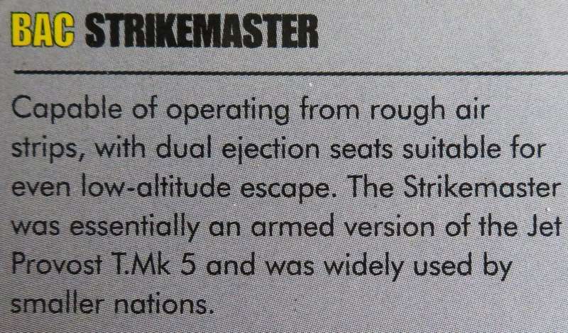 **AIRFIX**MODEL KIT**BAC STRIKEMASTER**VINTAGE**1/72**LENGTH +-14.5CM**
