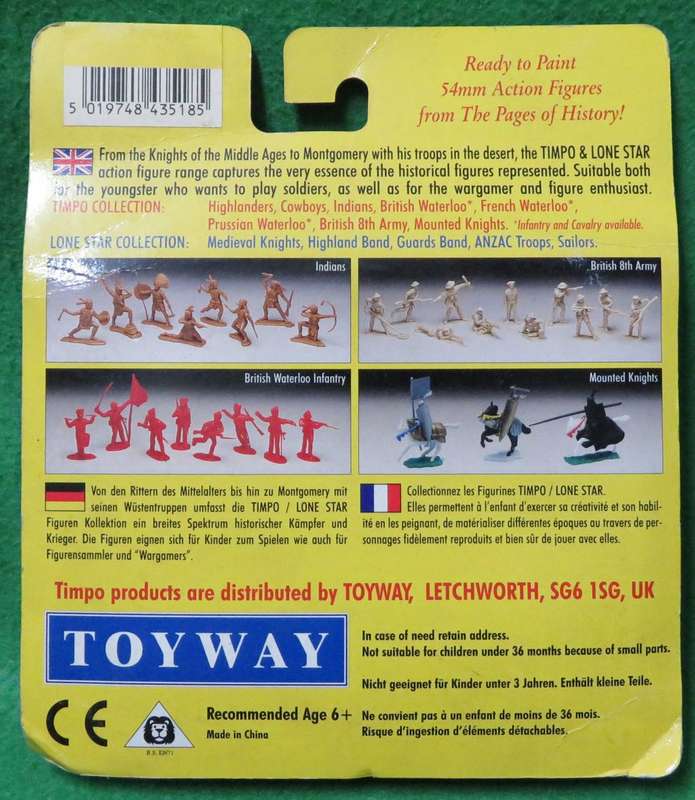 **TIMPO**MODEL KIT**ROYAL NAVY SAILORS LANDING PARTY - 8 X FIGURES**VINTAGE**1/35*-54MM**