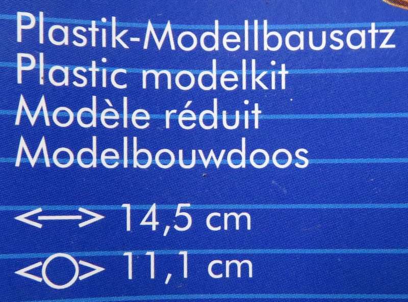 **REVELL**MODEL KIT**FOCKE WULF - TL-JAGER - FLITZER**VINTAGE**1/72**LENGTH +- 14.5CM**