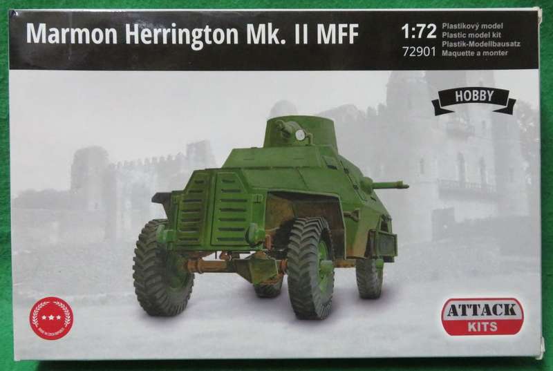 **ATTACK KITS**MODEL KIT**MARMON HERRINGTON Mk. II MFF**VINTAGE**1/72**LENGTH +-7.5CM**