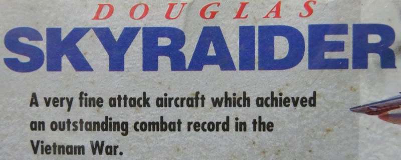 **AIRFIX**MODEL KIT**DOUGLAS SKYRAIDER**1/72**BOX STILL SEALED**