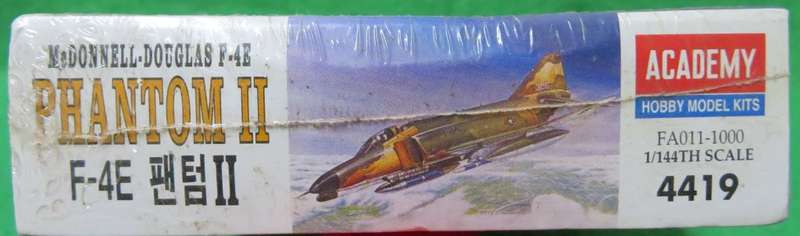 **ACADEMY**MODEL KIT**McDONNELL-DOUGLAS F-4E PHANTOM II**VINTAGE**1/144**BOX STILL SEALED**