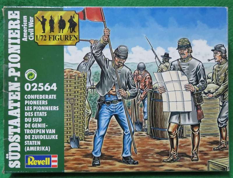 **Revell**Model kit**ACW - Confederate Pioneers (57 Parts)**1/72**Vintage**
