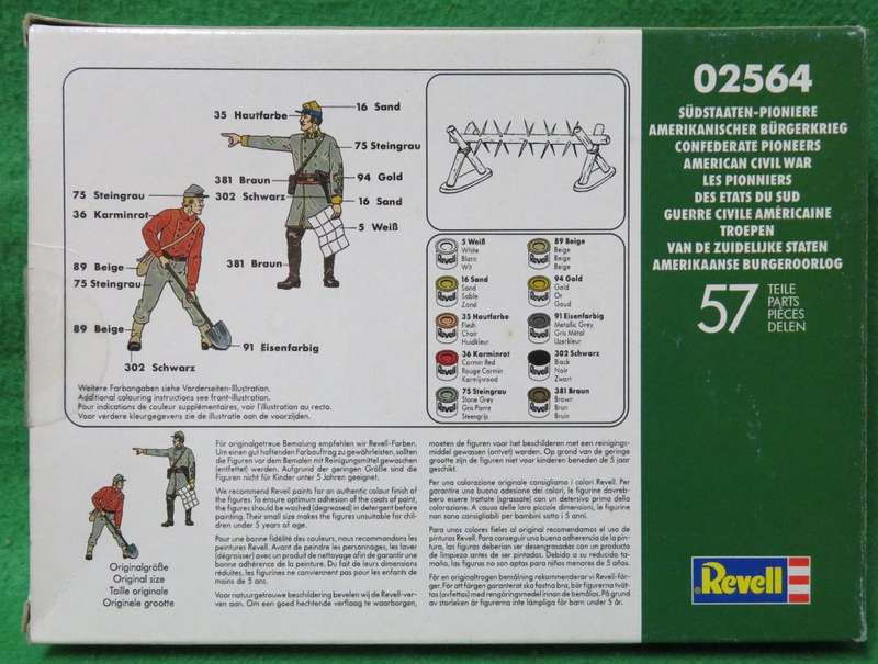 **Revell**Model kit**ACW - Confederate Pioneers (57 Parts)**1/72**Vintage**