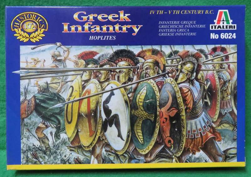 **REVELL**MODEL KIT**GREEK INFANTRY (45 PARTS)**1/72**VINTAGE**