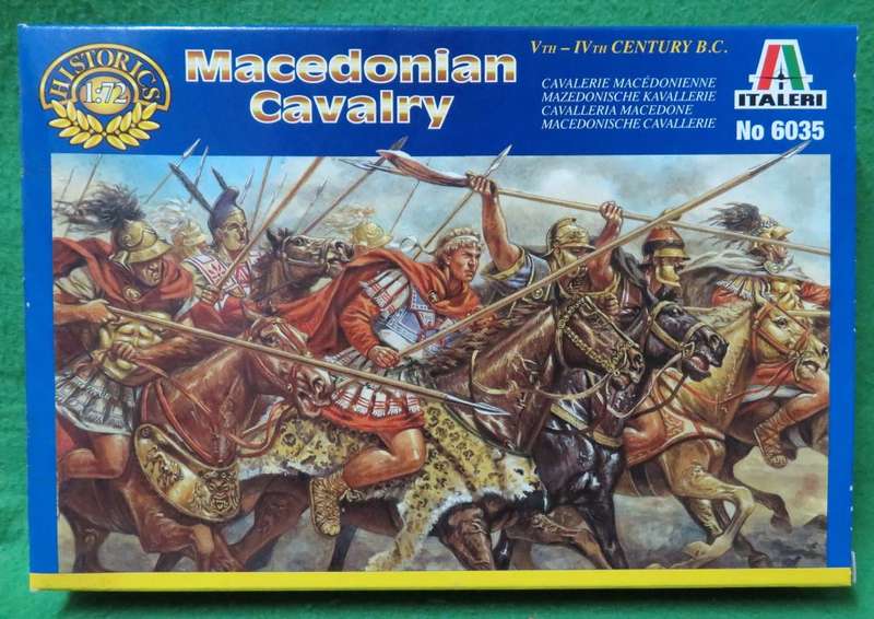 **REVELL**MODEL KIT**MACEDONIAN CAVALRY (41 PARTS)**1/72**VINTAGE**