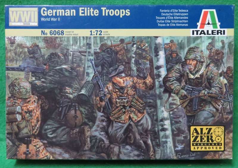 **REVELL**MODEL KIT**GERMAN ELITE TROOPS (48 PARTS)**1/72**VINTAGE**