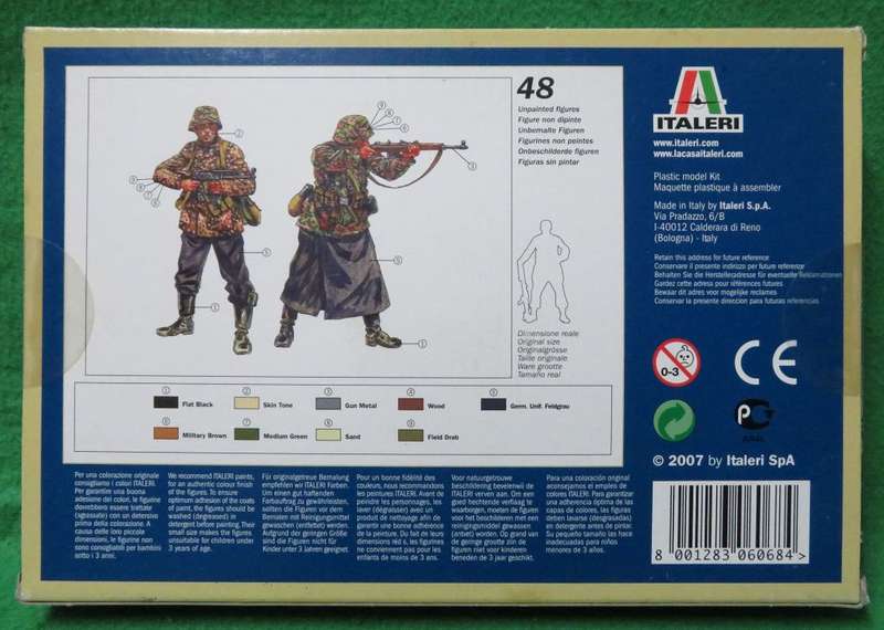 **REVELL**MODEL KIT**GERMAN ELITE TROOPS (48 PARTS)**1/72**VINTAGE**
