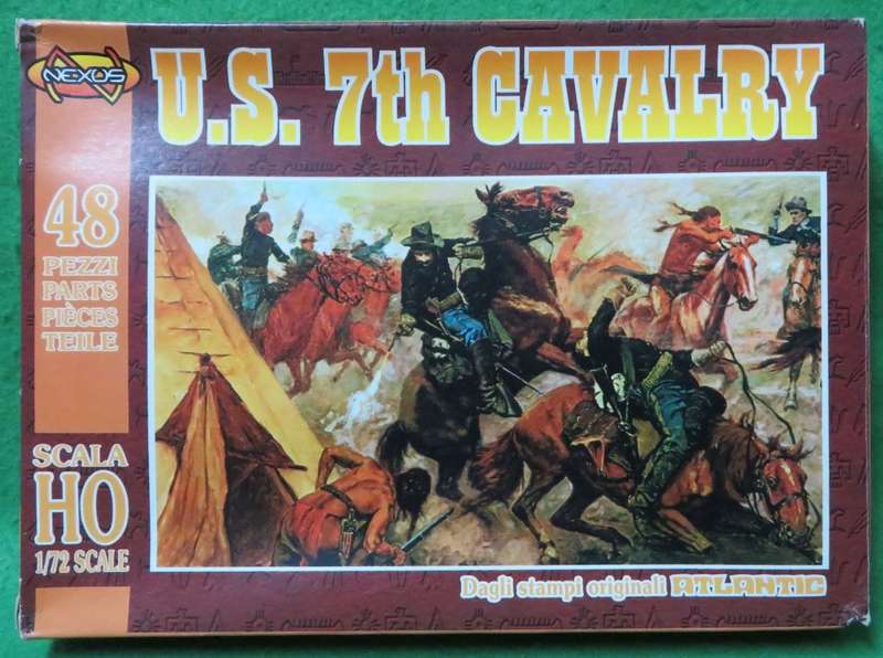 **NEXOS**MODEL KIT*U.S. 7TH CAVALRY (48 PARTS)**1/72**VINTAGE**