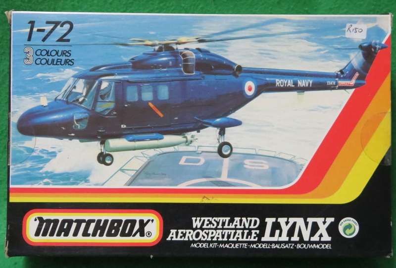 **MATCHBOX**MODEL KIT**LYNX - WESTLAND AEROSPATIALE**VINTAGE**1/72**