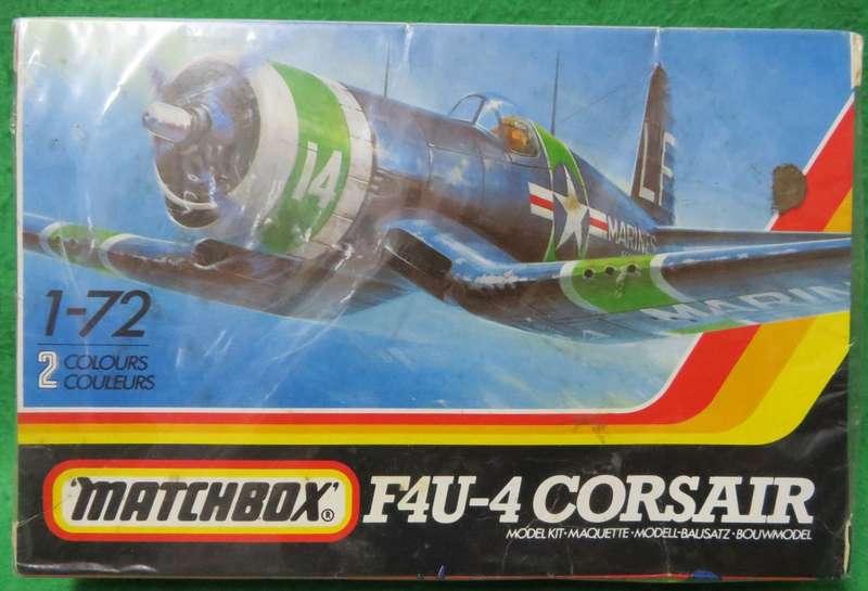 **MATCHBOX**MODEL KIT**F4U-4 CORSAIR**VINTAGE**1/72**