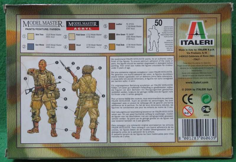 **Italeri**Model kit**U.S. Paratroopers - 101st Airborne (50 Parts)**Vintage**1/72**
