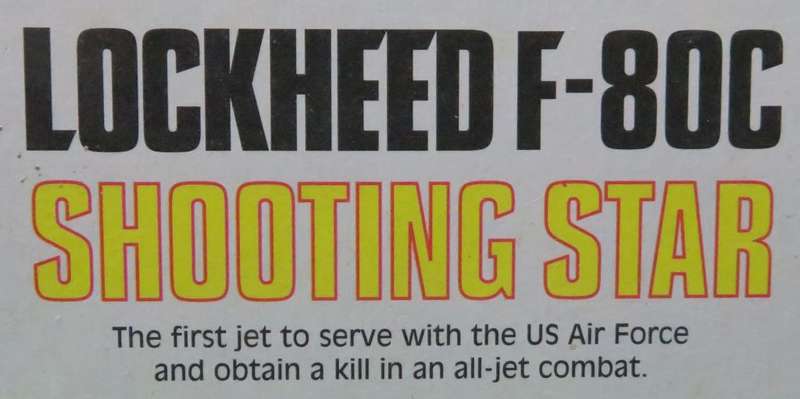 **AIRFIX**MODEL KIT**LOCKHEED F-80 SHOOTING STAR**VINTAGE**1/72**