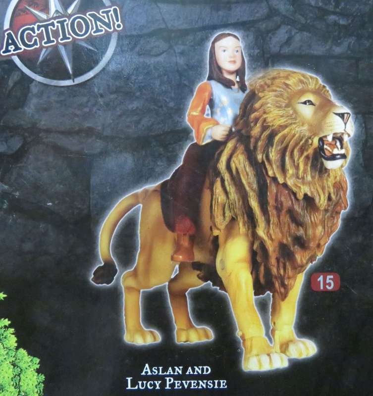 **WALT DISNEY**NARNIA PRINCE CASPIAN**ASLAN & LUCY PEVENSIE**PACKAGE STILL SEALED**2007**