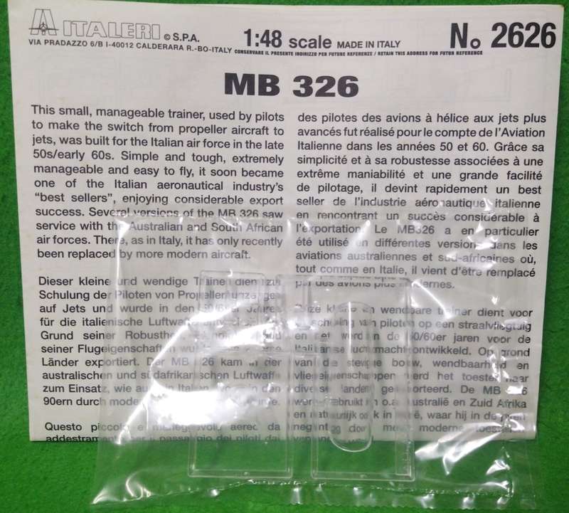 **Italeri**Model kit**SAAF decals included**Impala MB 326 A**Vintage**Scale 1/48**