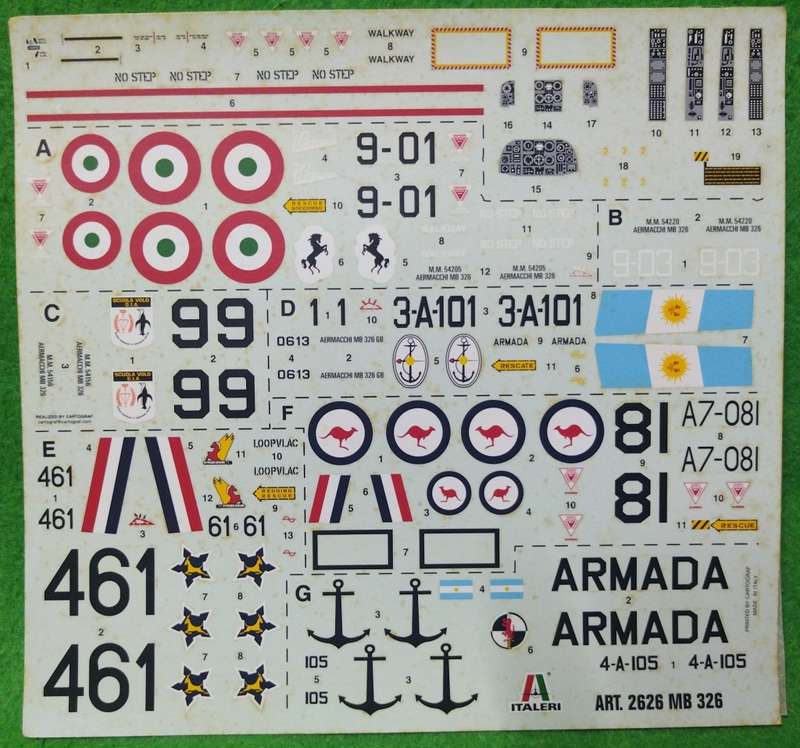 **Italeri**Model kit**SAAF decals included**Impala MB 326 A**Vintage**Scale 1/48**