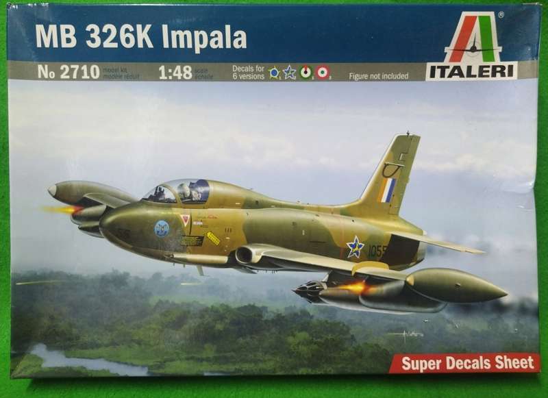 **Italeri**Model kit**SAAF decals included**MB 326K Impala**Vintage**Scale 1/48**