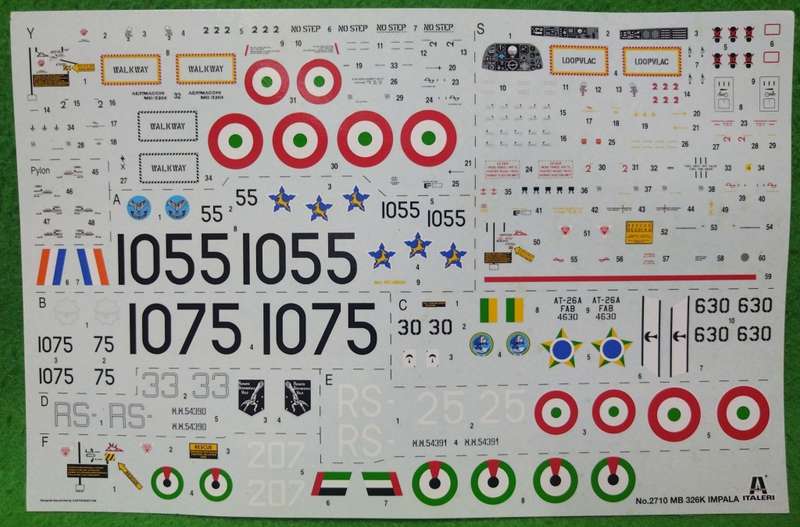 **Italeri**Model kit**SAAF decals included**MB 326K Impala**Vintage**Scale 1/48**