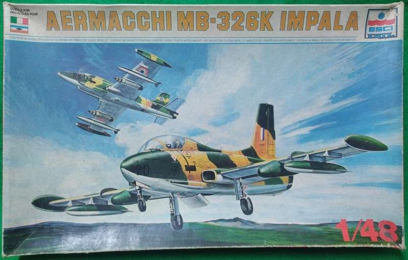**ESCI**Model kit**SAAF decals included**AERMACCHI MB-326K IMPALA**Vintage**Scale 1/48**